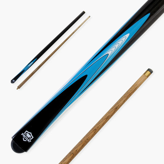 Pro147 Tsunami - 57" 2 Piece Snooker Pool Cue - 9.5mm Tip