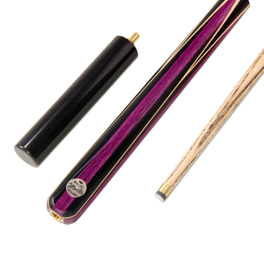 Baize Master 2 Piece Purple Jester 57Inch Snooker Pool Cue with 9.5mm Tip