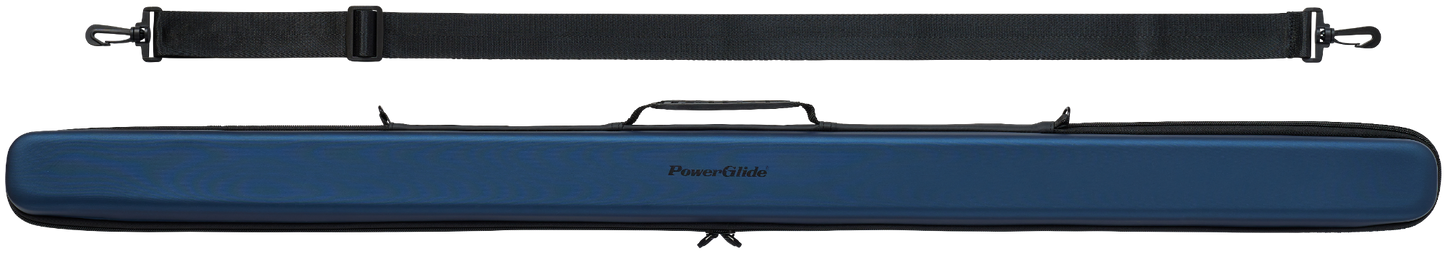 PowerGlide - Svartur 3/4 Joint Cue Case - Metallic Blue