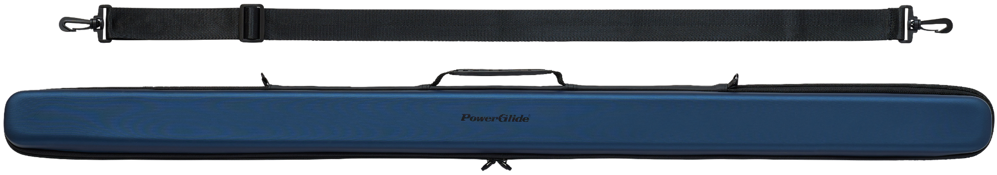 PowerGlide - Svartur 3/4 Joint Cue Case - Metallic Blue