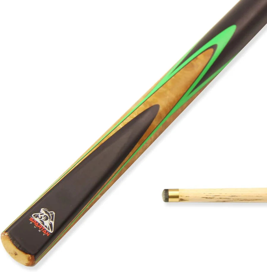 Spartan Fury CONQUEST - 2 Piece Snooker Pool Cue - 4 Colours