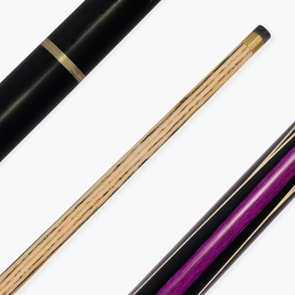 Baize Master 3/4 Purple Jester 57inch Ash Snooker Pool Cue - 9.5mm Tip