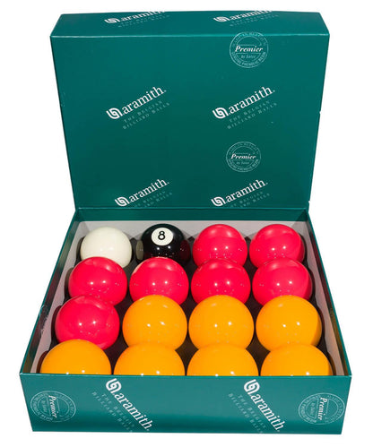 Aramith Premier 2" Red & Yellow Pool Ball Set (50.8mm)