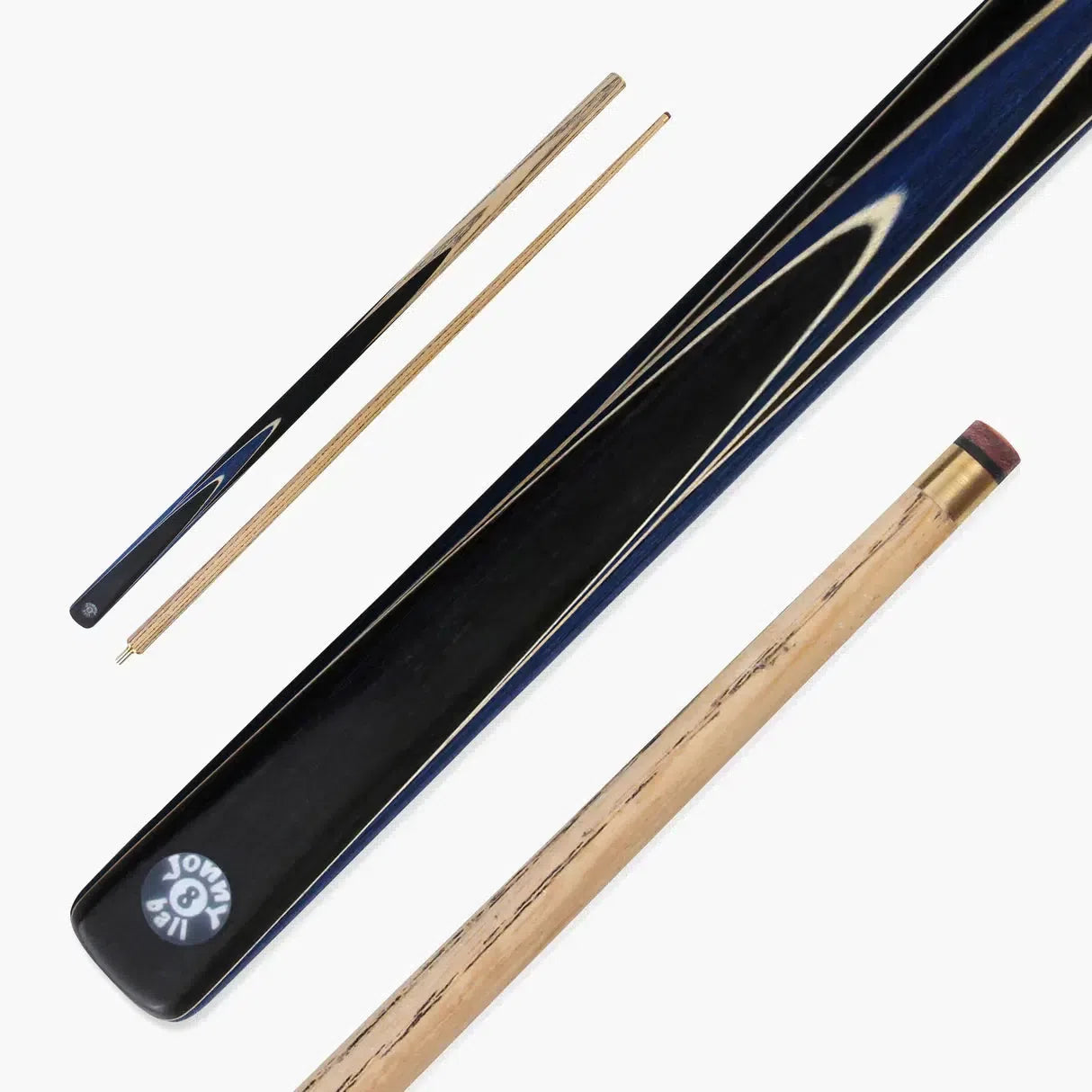 Jonny 8 Ball 2 Piece Sniper 57" Cue with 8mm Tip - 5 Colour Options