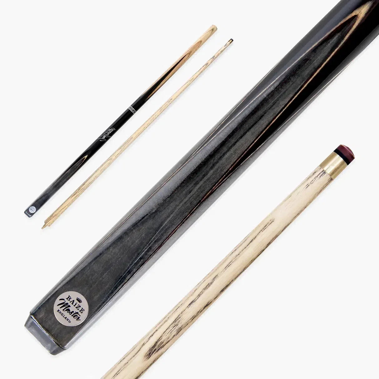 Baize Master - Jimmy White Signature Victory Cue - 2 Piece with 9.5mm Tip - 3 Colours