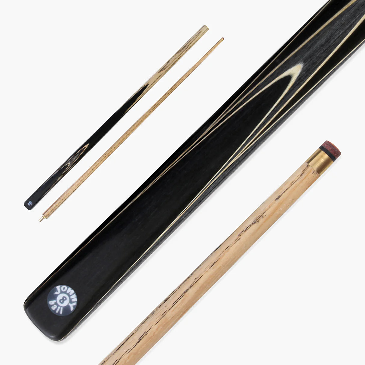 Jonny 8 Ball 2 Piece Sniper 57" Cue with 8mm Tip - 5 Colour Options