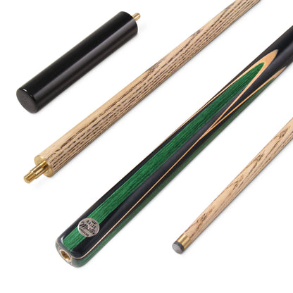 Baize Master 2 Piece Green Jester 57Inch Snooker Pool Cue with 9.5mm Tip