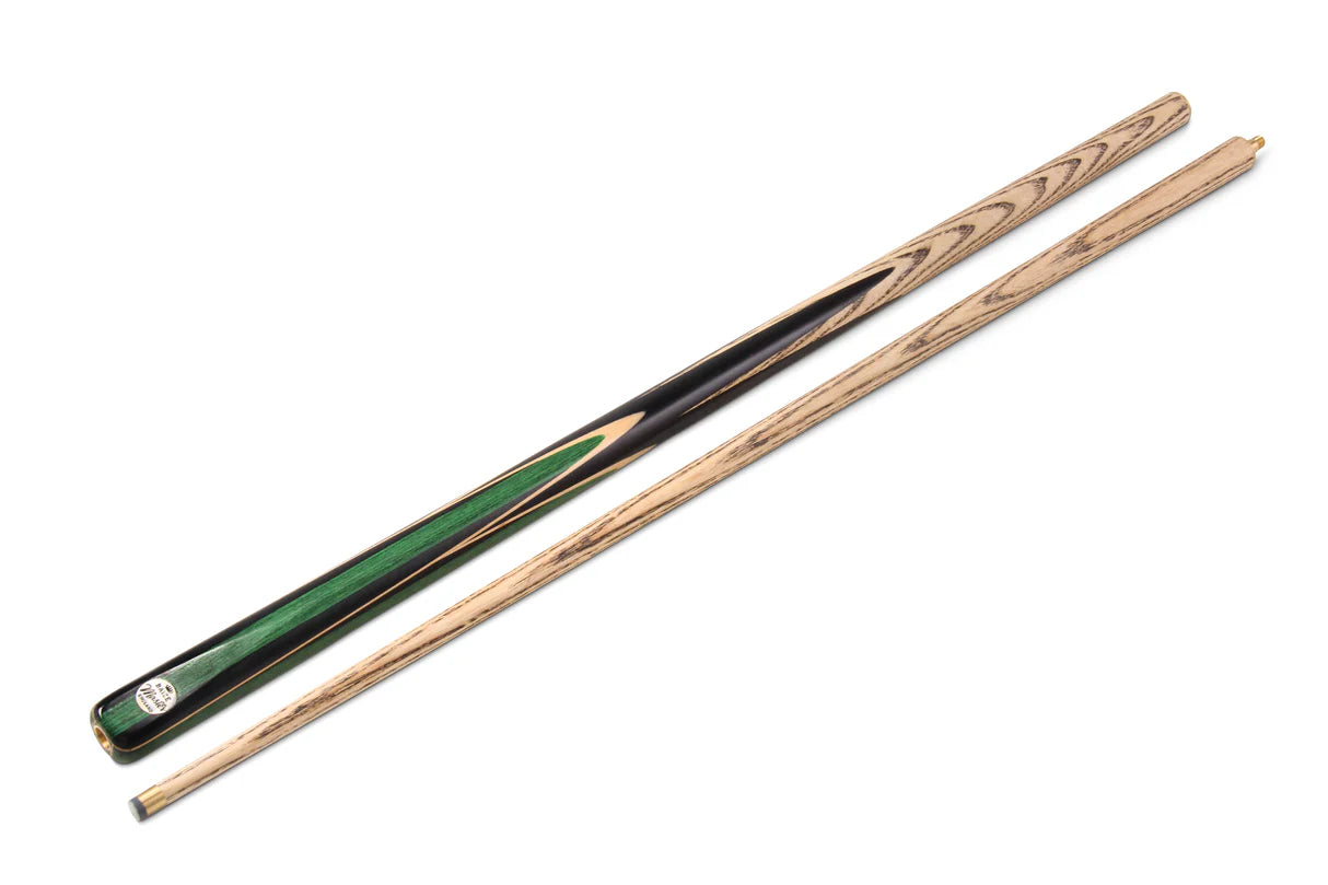 Baize Master 2 Piece Green Jester 57Inch Snooker Pool Cue with 9.5mm Tip