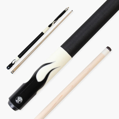 Jonny 8 Ball FLAME 58 Inch American Pool Cue - 3 Options