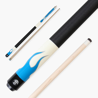 Jonny 8 Ball FLAME 58 Inch American Pool Cue - 3 Options