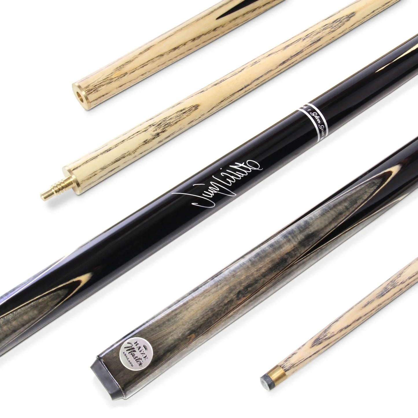 Baize Master - Jimmy White Signature Victory Cue - 2 Piece with 9.5mm Tip - 3 Colours