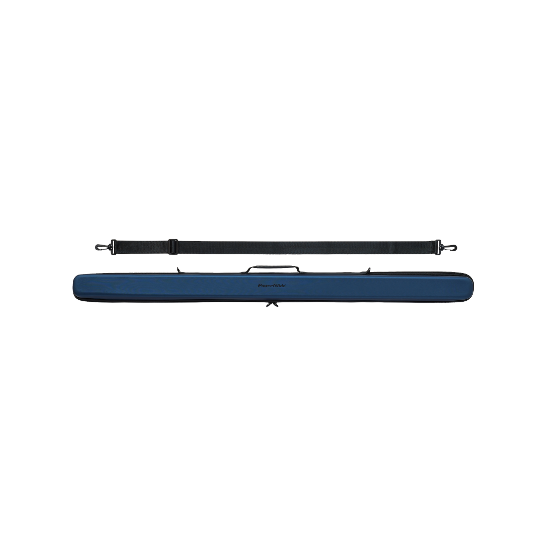 PowerGlide - Svartur 3/4 Joint Cue Case - Metallic Blue