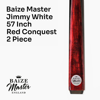 Baize Master Jimmy White Blue Conquest - 2 Piece Snooker Pool Cue - 2 Colours