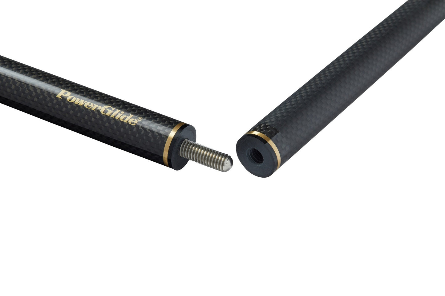 PowerGlide ARAMID 57 Inch 2 Piece Carbon Fibre Snooker Cue - 4 Colours