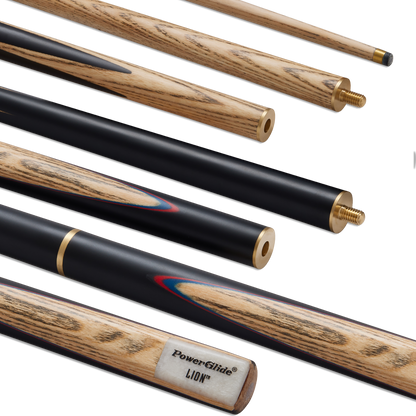 PowerGlide LION 57" English 3 Piece Pool Cue with 8.5mm Tip