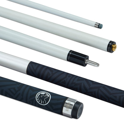 PowerGlide 57" QUANTA Carbon Pool Cue with 13mm Tip - 2 Colours