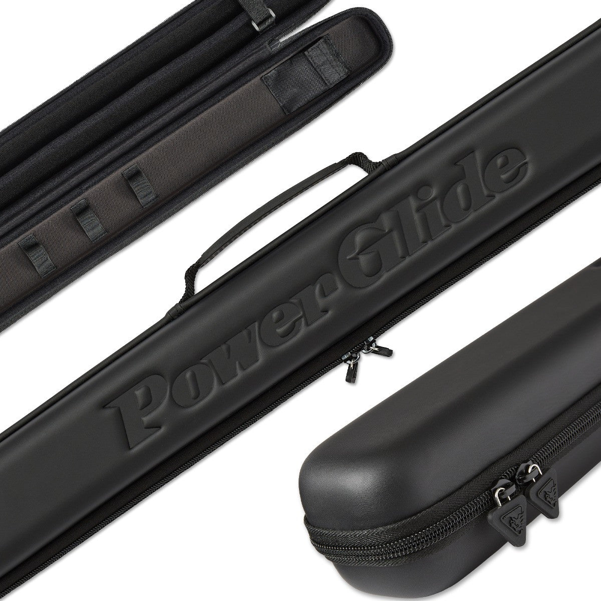 PowerGlide Executive 2 Piece Snooker Pool Cue & Svartur Case - 9.5mm Tip