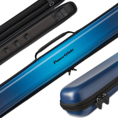 PowerGlide Svartur Cue Case - 2 Piece - Blue Fade